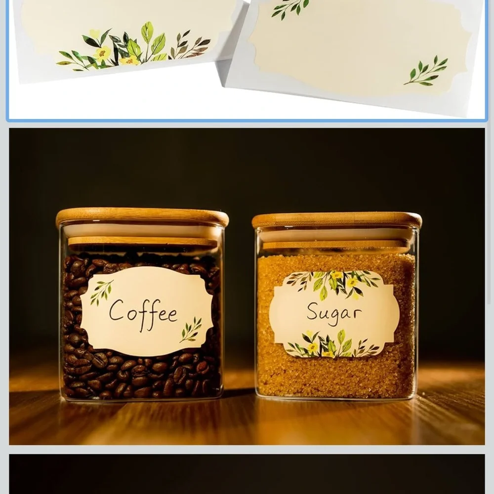 Elegant Cream and Green Leaf Party Napkins